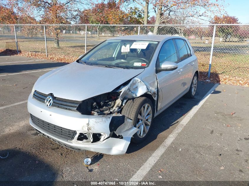 2012 Volkswagen Golf Tdi 4-Door VIN: WVWNM7AJ4CW219202 Lot: 40747865