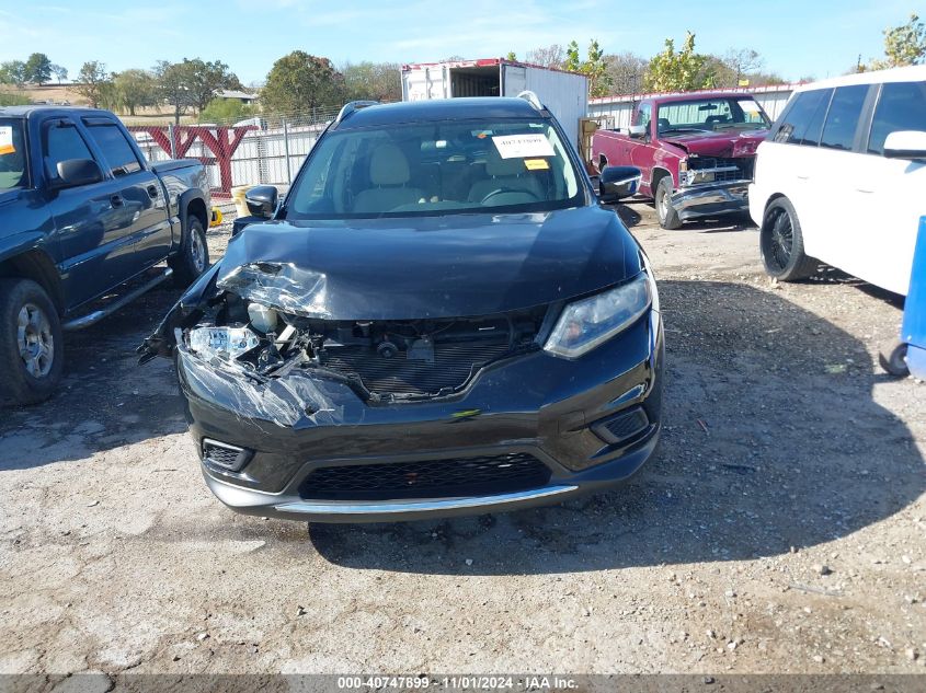 2016 Nissan Rogue Sv VIN: 5N1AT2MT1GC923054 Lot: 40747899