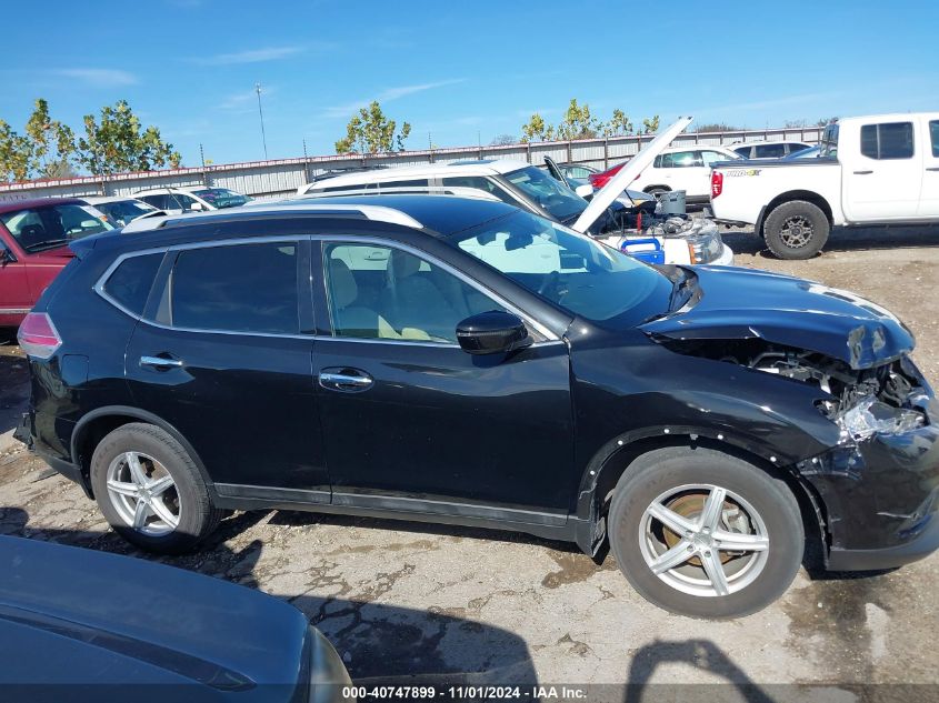 2016 Nissan Rogue Sv VIN: 5N1AT2MT1GC923054 Lot: 40747899