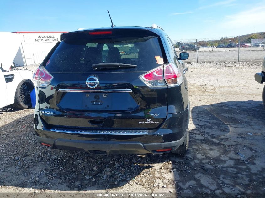 2016 Nissan Rogue Sv VIN: 5N1AT2MT1GC923054 Lot: 40747899