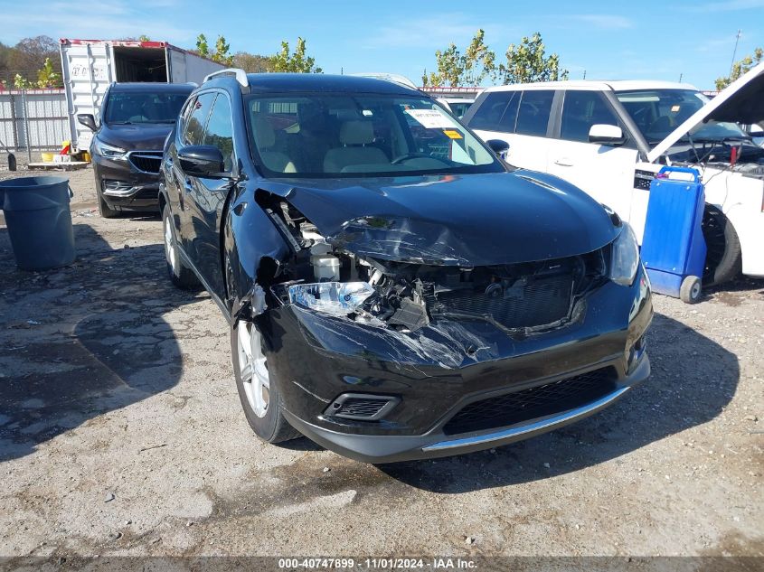 2016 Nissan Rogue Sv VIN: 5N1AT2MT1GC923054 Lot: 40747899