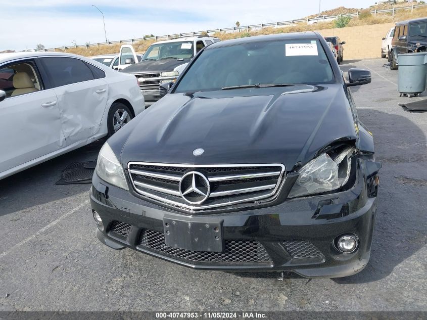 2010 Mercedes-Benz C 63 Amg VIN: WDDGF7HB0AF441482 Lot: 40747953