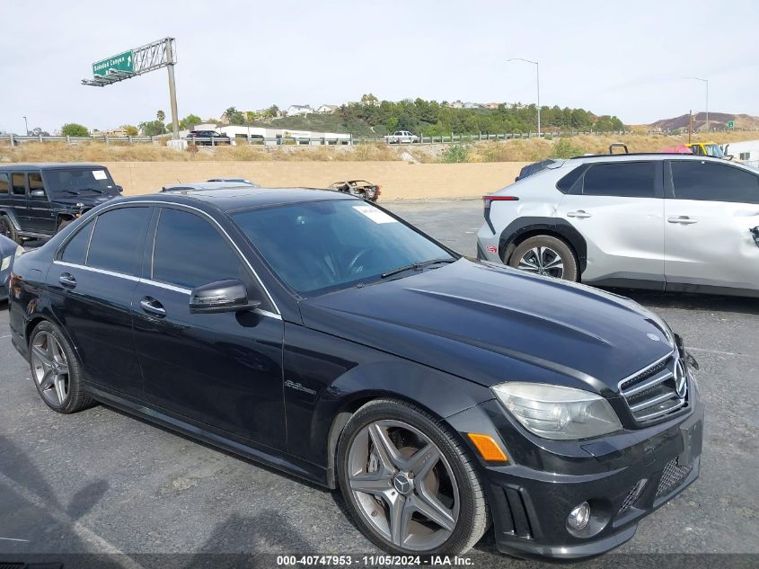 2010 Mercedes-Benz C 63 Amg VIN: WDDGF7HB0AF441482 Lot: 40747953