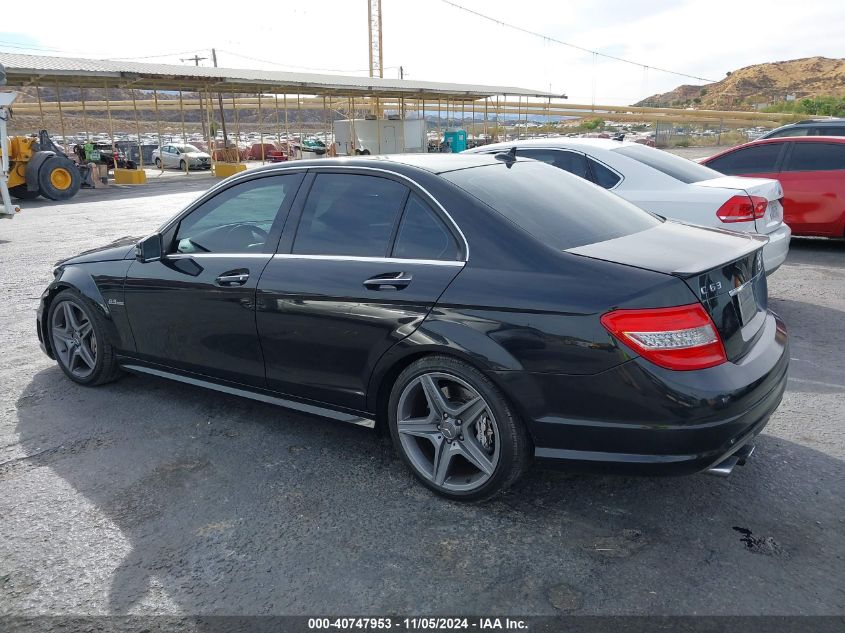 2010 Mercedes-Benz C 63 Amg VIN: WDDGF7HB0AF441482 Lot: 40747953