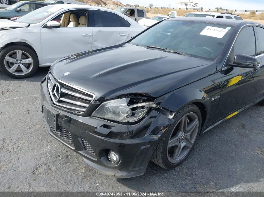 2010 Mercedes-Benz C 63 Amg VIN: WDDGF7HB0AF441482 Lot: 40747953