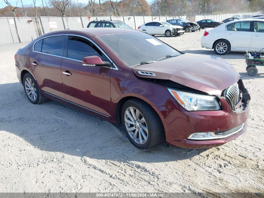 2016 Buick Lacrosse Leather VIN: 1G4GB5G38GF195385 Lot: 40747972