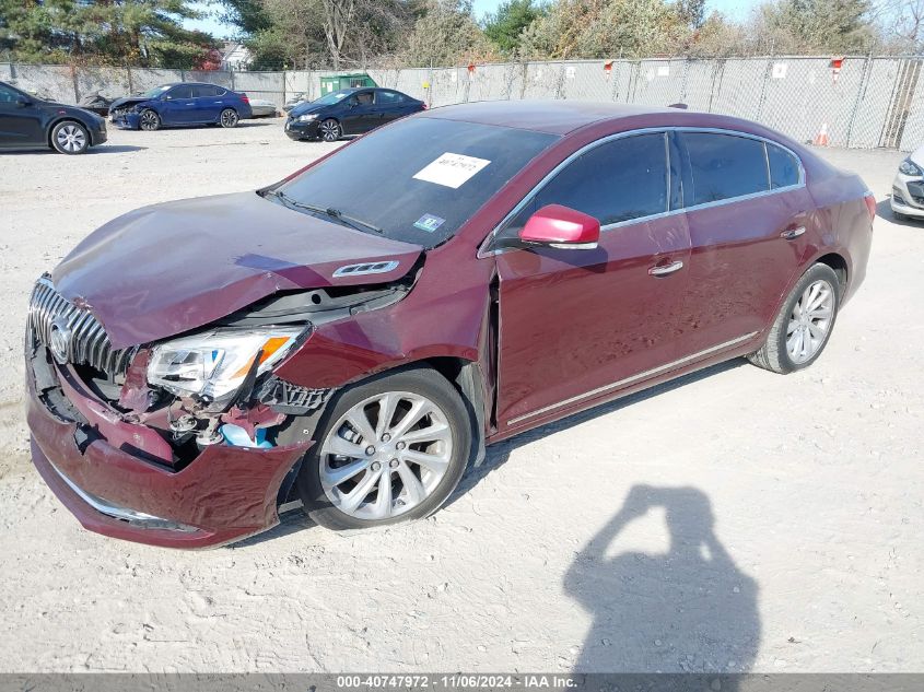 2016 Buick Lacrosse Leather VIN: 1G4GB5G38GF195385 Lot: 40747972