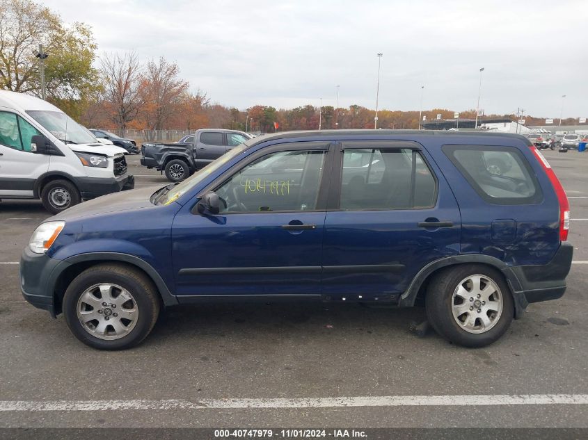 2005 Honda Cr-V Lx VIN: JHLRD78595C047993 Lot: 40747979