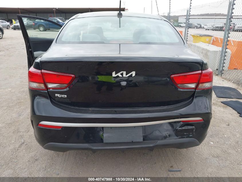 2023 Kia Rio S VIN: 3KPA24AD9PE612478 Lot: 40747988