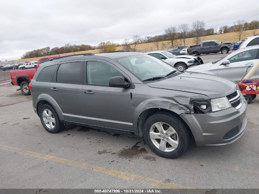 2013 Dodge Journey Se VIN: 3C4PDCAB4DT501969 Lot: 40747996