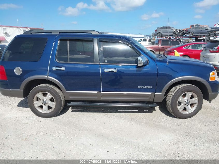 2005 Ford Explorer Xlt/Xlt Sport VIN: 1FMZU63K25UB95204 Lot: 40748026