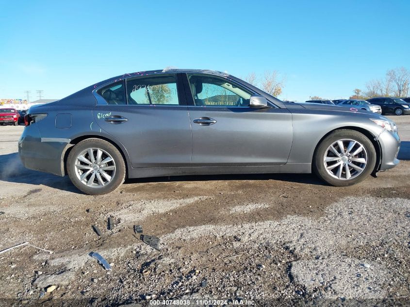 2015 Infiniti Q50 VIN: 0JN1BV7ARXFM40075 Lot: 40748038