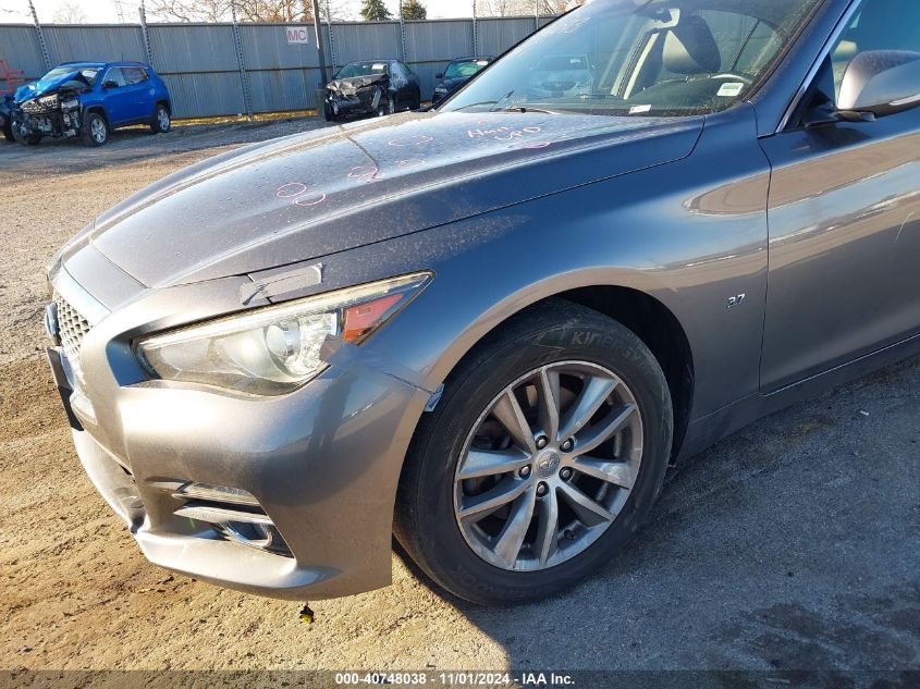 2015 Infiniti Q50 VIN: 0JN1BV7ARXFM40075 Lot: 40748038