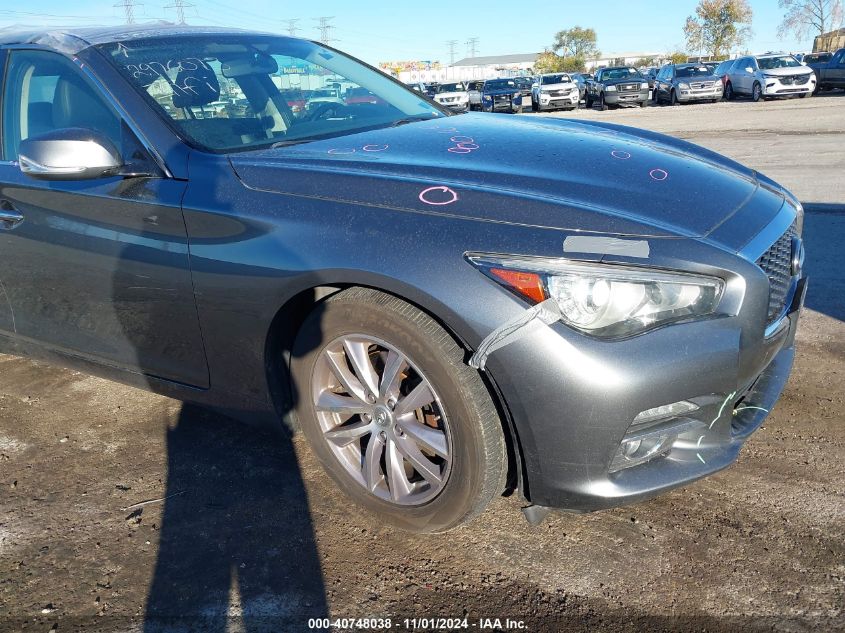 2015 Infiniti Q50 VIN: 0JN1BV7ARXFM40075 Lot: 40748038