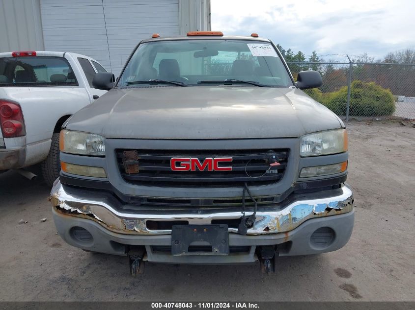 2006 GMC Sierra 2500Hd Work Truck VIN: 1GTHK24U76E156764 Lot: 40748043