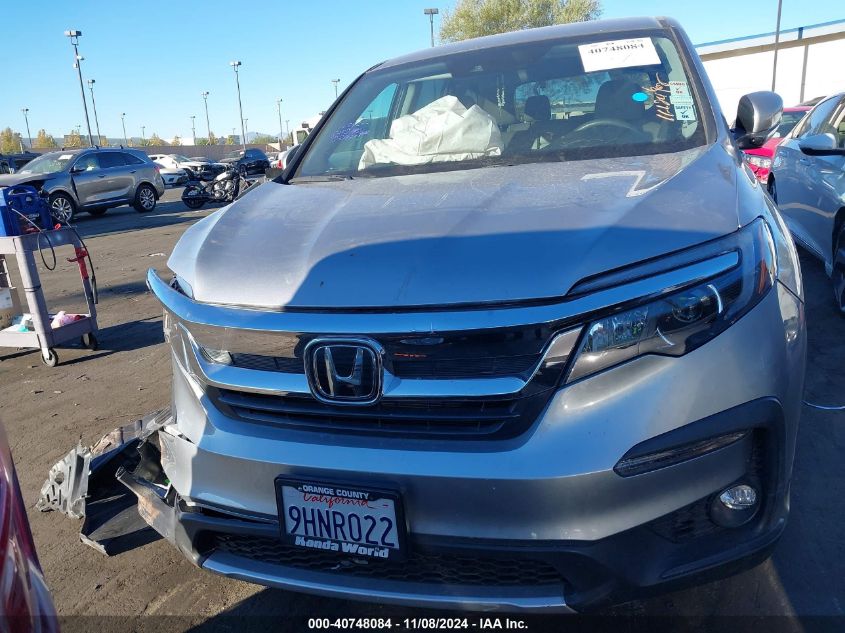 2020 Honda Pilot 2Wd Ex VIN: 5FNYF5H31LB027078 Lot: 40748084