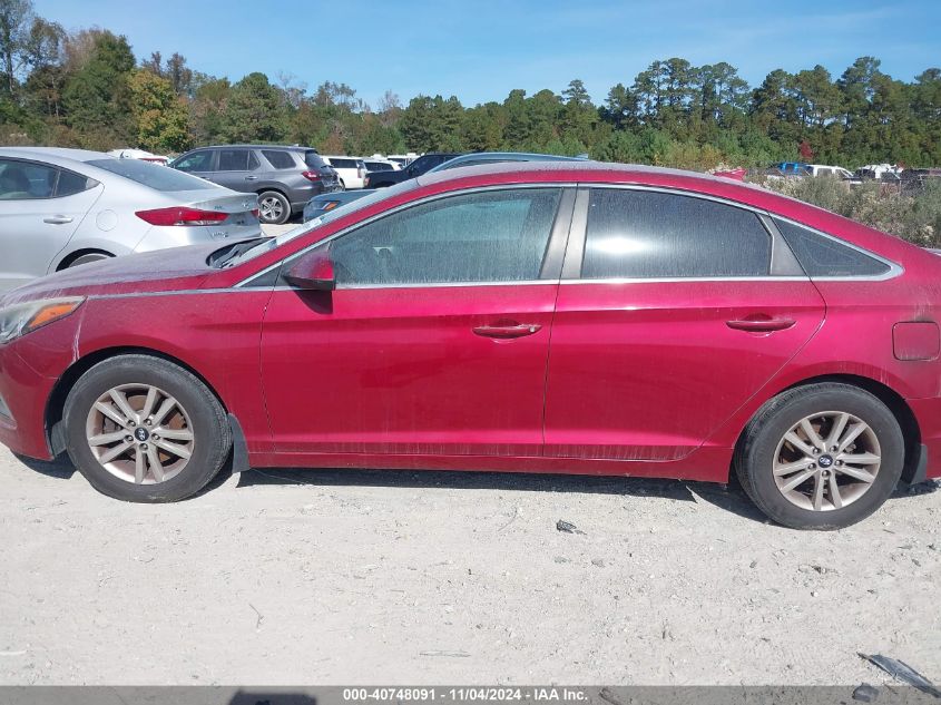 2015 Hyundai Sonata Se VIN: 5NPE24AF0FH153175 Lot: 40748091