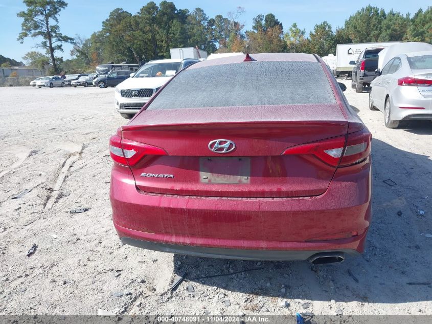 2015 Hyundai Sonata Se VIN: 5NPE24AF0FH153175 Lot: 40748091