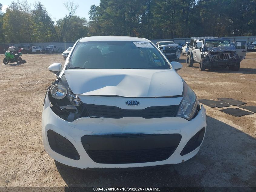 2012 Kia Rio5 Lx VIN: KNADM5A36C6014382 Lot: 40748104