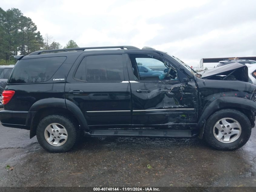 2002 Toyota Sequoia Limited V8 VIN: 5TDZT38A42S083932 Lot: 40748144