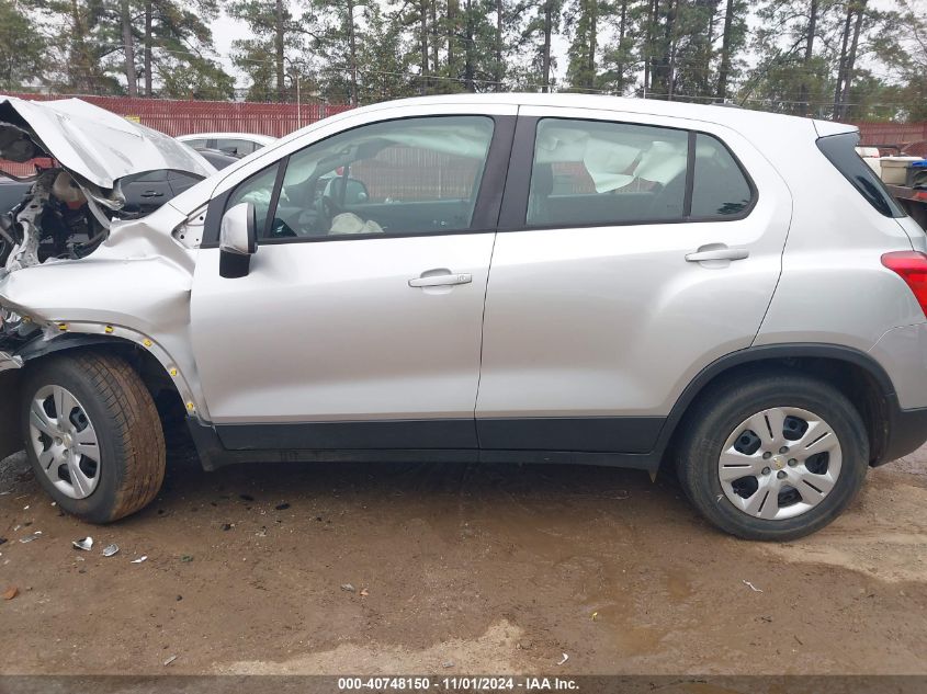 2018 Chevrolet Trax Ls VIN: KL7CJKSB2JB731553 Lot: 40748150