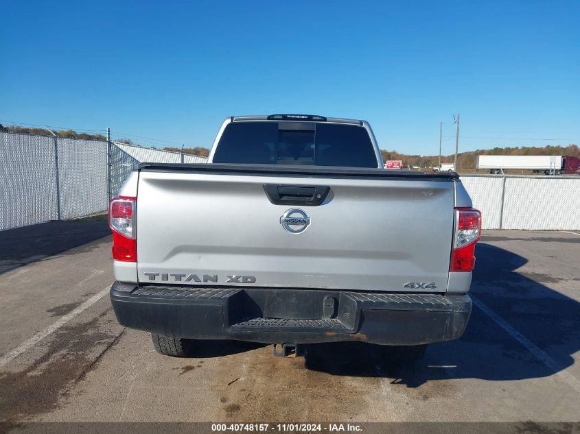 2017 Nissan Titan Xd S Diesel VIN: 1N6BA1F39HN522831 Lot: 40748157