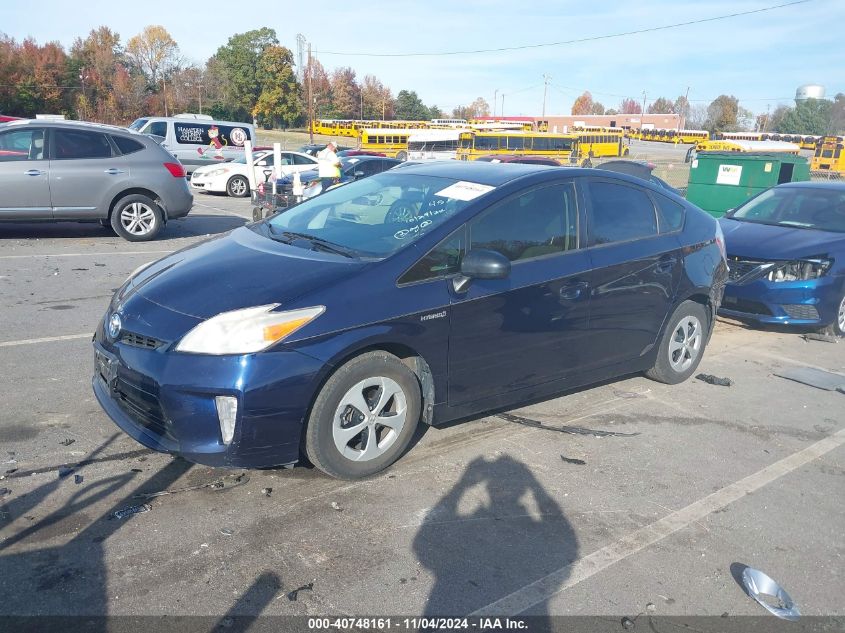 VIN JTDKN3DU7D0337280 2013 TOYOTA PRIUS no.2