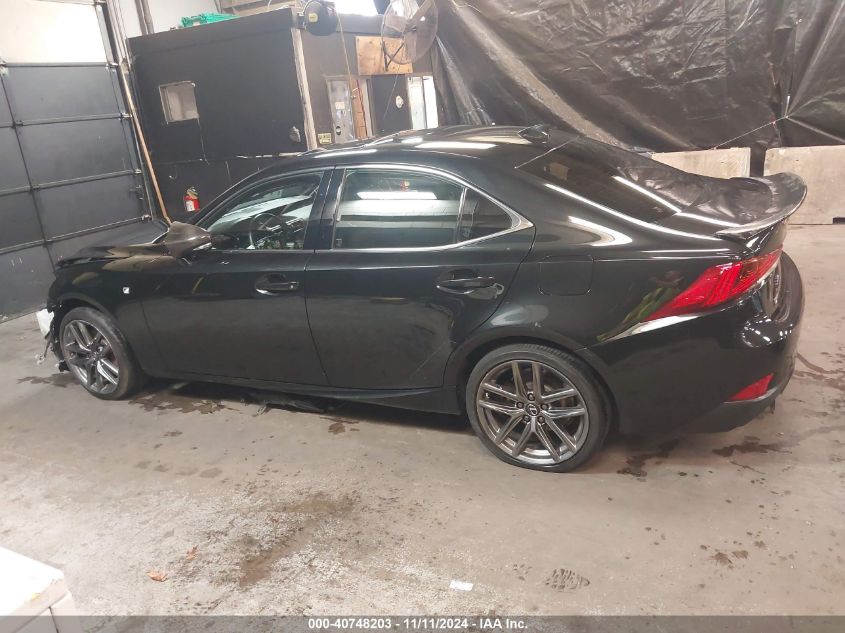 2019 LEXU IS 300 F SPORT AWD VIN: JTHC81D21K5036565