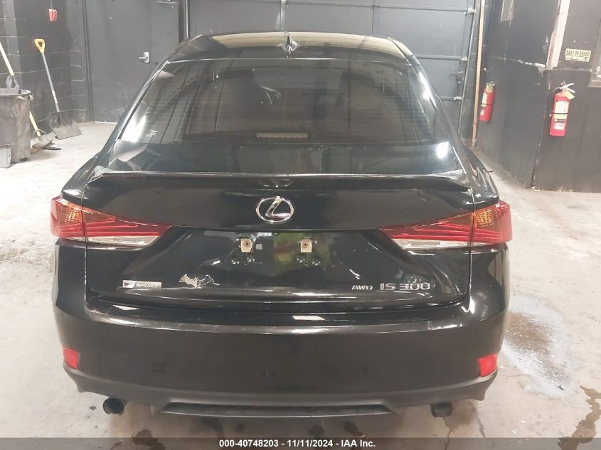 2019 LEXU IS 300 F SPORT AWD VIN: JTHC81D21K5036565