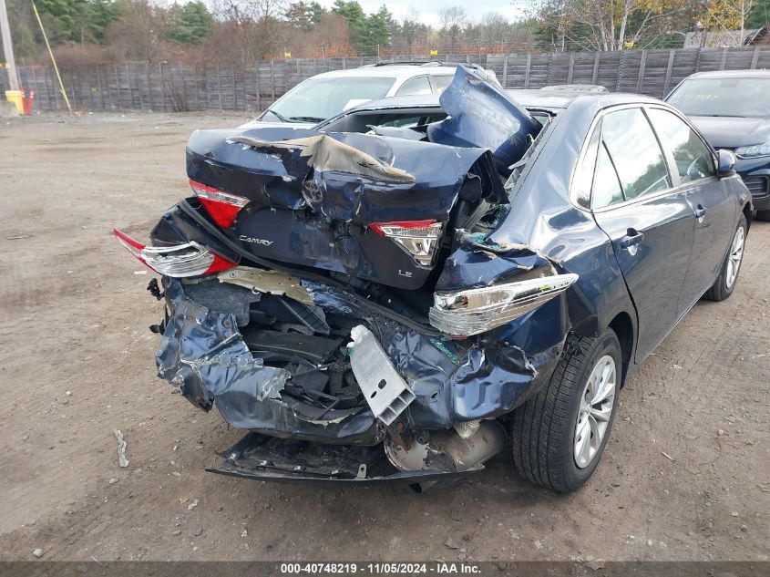 2015 Toyota Camry Le VIN: 4T4BF1FK7FR506496 Lot: 40748219