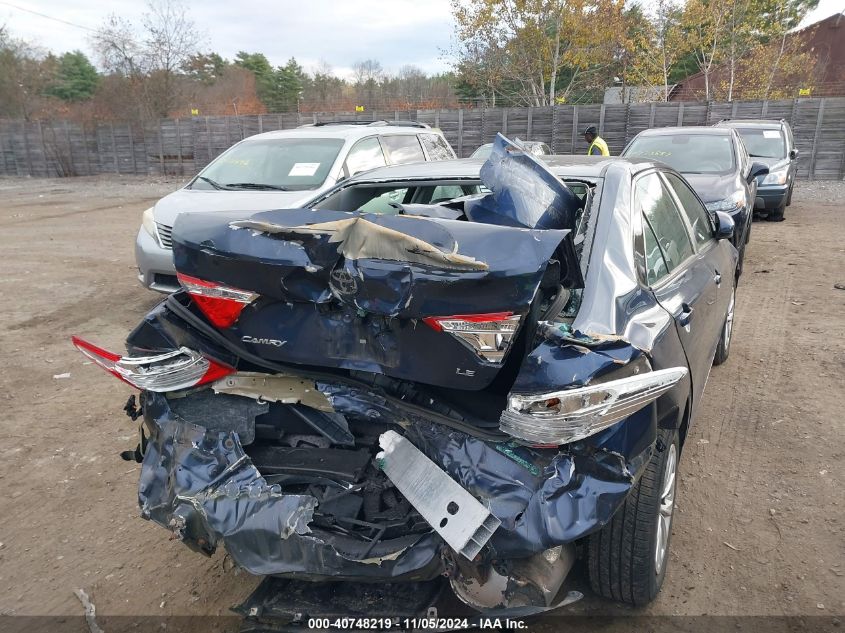 2015 Toyota Camry Le VIN: 4T4BF1FK7FR506496 Lot: 40748219