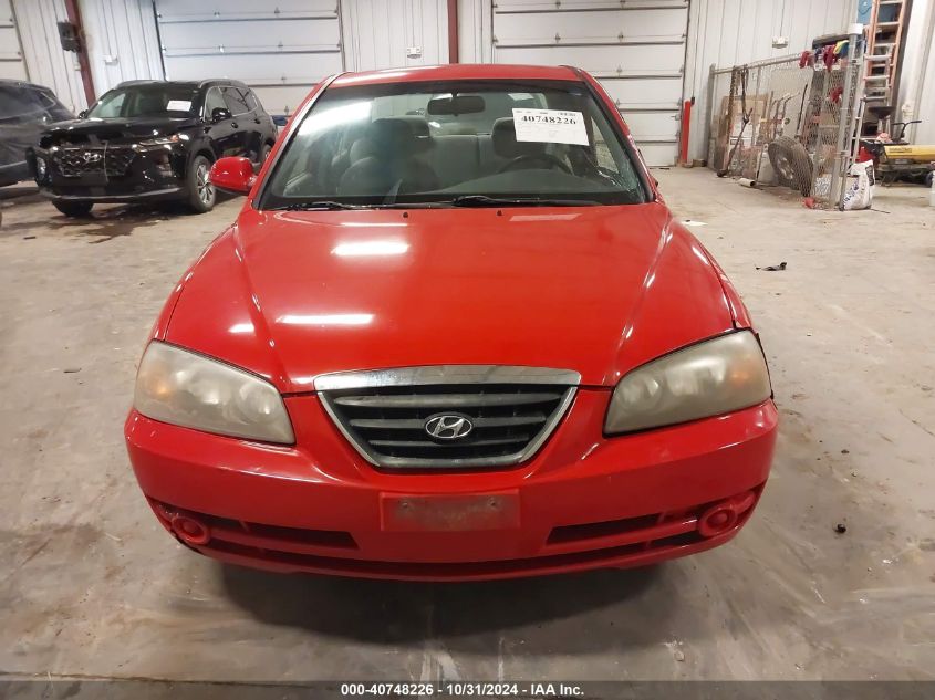 2005 Hyundai Elantra Gls/Gt VIN: KMHDN46D15U144883 Lot: 40748226