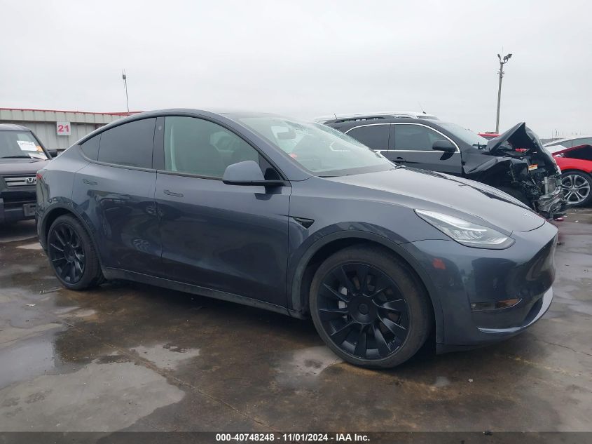 2021 TESLA MODEL Y LONG RANGE DUAL MOTOR ALL-WHEEL DRIVE - 5YJYGAEE9MF207812