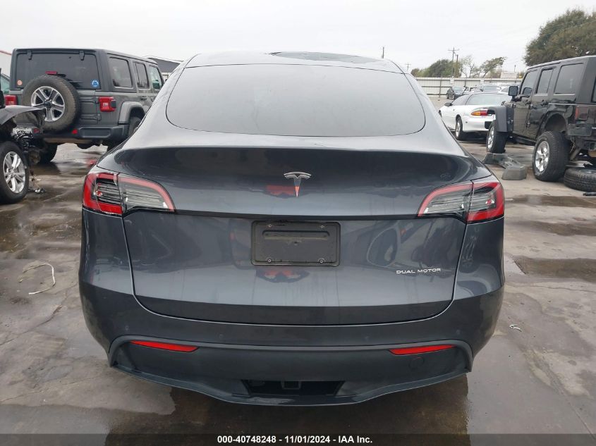 2021 TESLA MODEL Y LONG RANGE DUAL MOTOR ALL-WHEEL DRIVE - 5YJYGAEE9MF207812