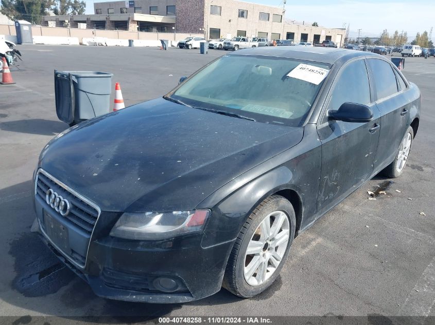 2011 Audi A4 2.0T Premium VIN: WAUAFAFL2BN042358 Lot: 40748258