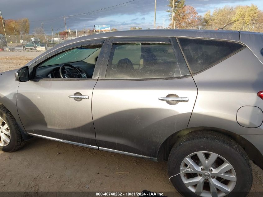 2014 Nissan Murano Le/S/Sl/Sv VIN: JN8AZ1MW7EW513480 Lot: 40748262