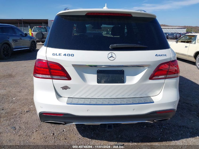 2016 Mercedes-Benz Gle 400 4Matic VIN: 4JGDA5GB9GA633549 Lot: 40748294