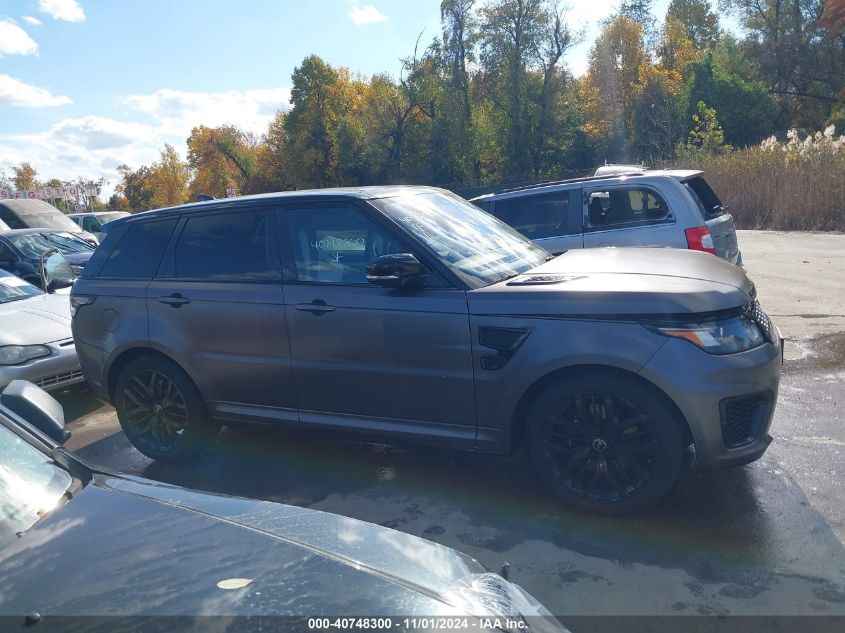 2017 Land Rover Range Rover Sport 5.0L V8 Supercharged Svr VIN: SALWZ2FE5HA143703 Lot: 40748300