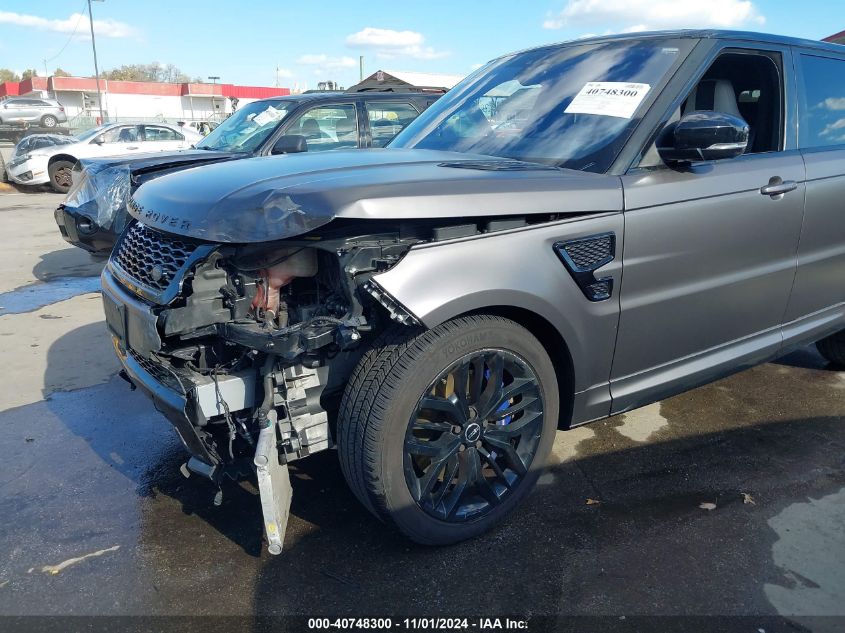 2017 Land Rover Range Rover Sport 5.0L V8 Supercharged Svr VIN: SALWZ2FE5HA143703 Lot: 40748300