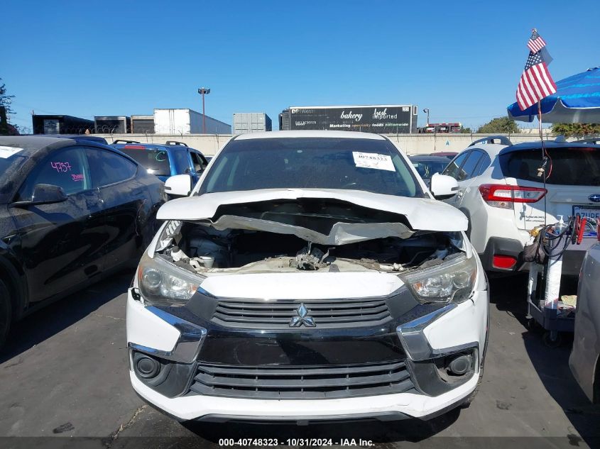 2017 Mitsubishi Outlander Sport 2.0 Es/2.0 Le VIN: JA4AP3AU3HZ003446 Lot: 40748323