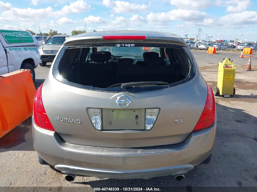 2004 Nissan Murano Sl VIN: JN8AZ08T64W201479 Lot: 40748339