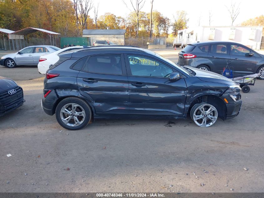 2022 Hyundai Kona Sel VIN: KM8K62AB7NU768279 Lot: 40748346