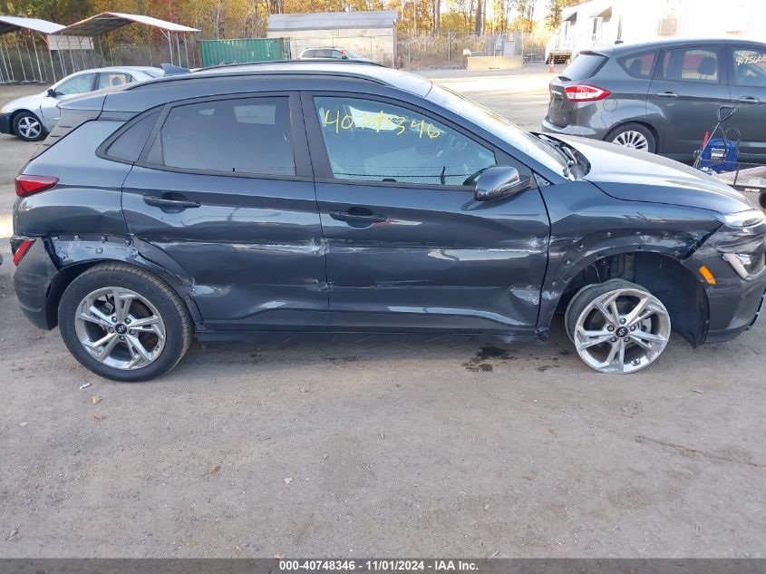 2022 Hyundai Kona Sel VIN: KM8K62AB7NU768279 Lot: 40748346