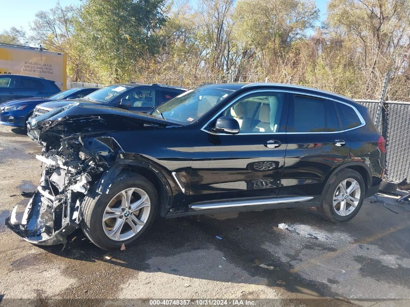 2021 BMW X3 xDrive30I VIN: 5UXTY5C0XM9G04429 Lot: 40748357