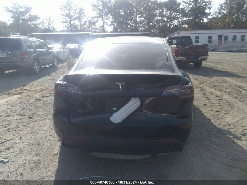 2020 Tesla Model Y Long Range Dual Motor All-Wheel Drive VIN: 5YJYGDEE1LF025442 Lot: 40748360