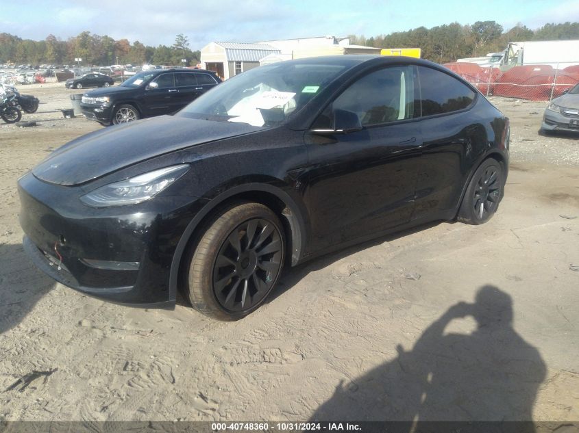 VIN 5YJYGDEE1LF025442 2020 Tesla Model Y, Long Rang... no.2