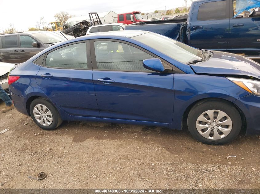 2016 Hyundai Accent Se VIN: KMHCT4AE0GU155510 Lot: 40748365