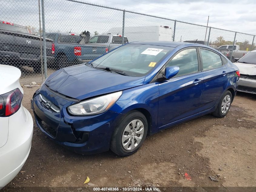 2016 Hyundai Accent Se VIN: KMHCT4AE0GU155510 Lot: 40748365