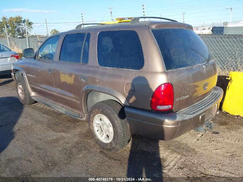 2000 Dodge Durango VIN: 1B4HS28N2YF207889 Lot: 40748379