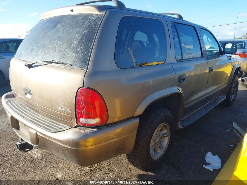 2000 Dodge Durango VIN: 1B4HS28N2YF207889 Lot: 40748379